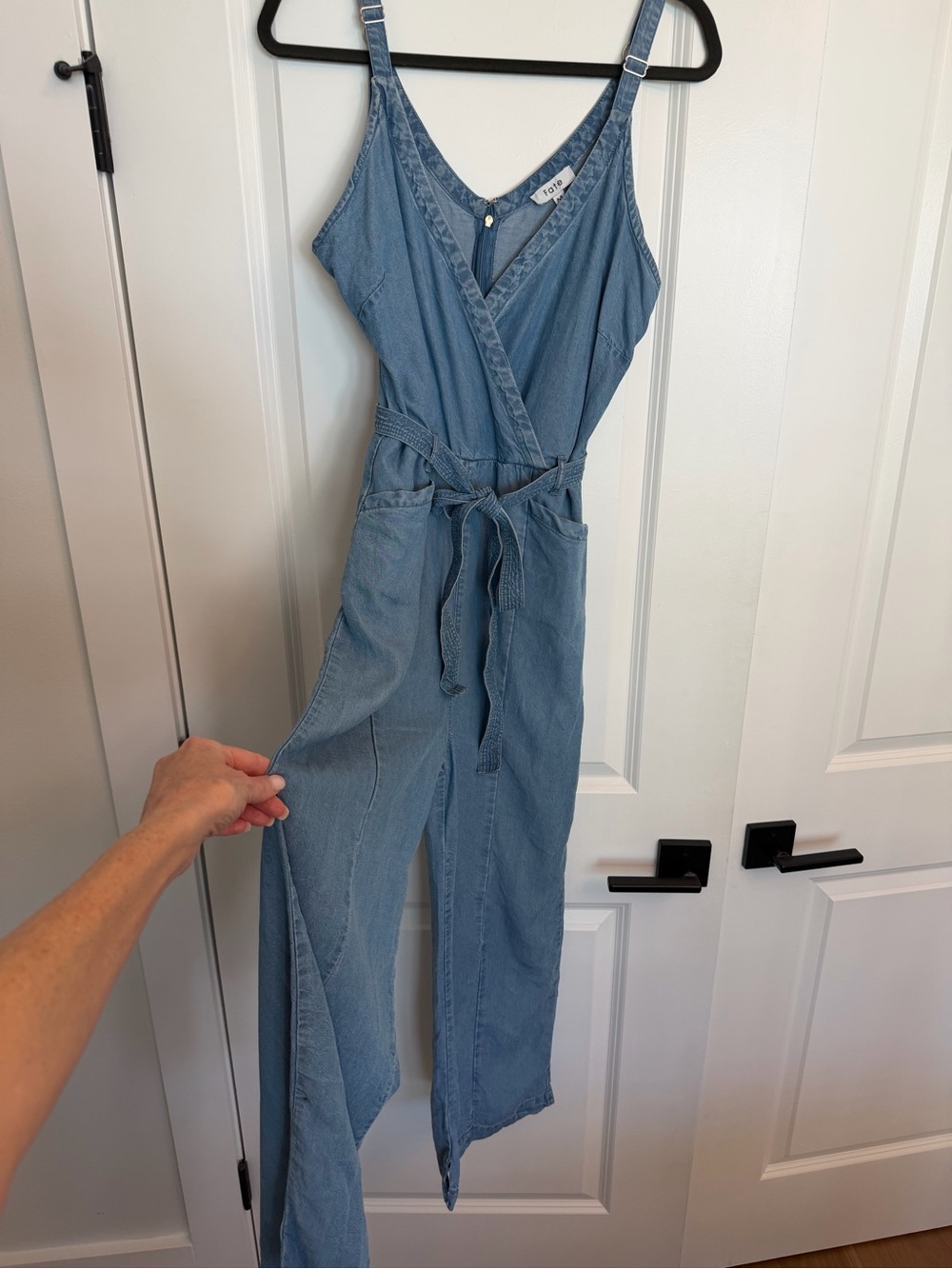 Fate Light Blue Denim Overalls